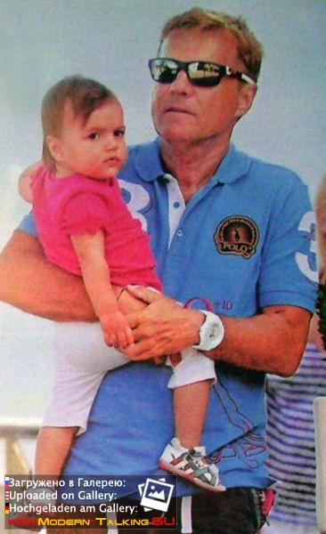 Дитер Болен с детьми в семье