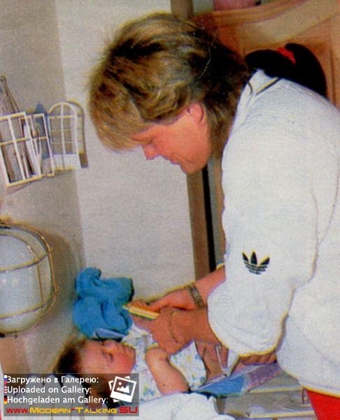 Дитер Болен с детьми в семье