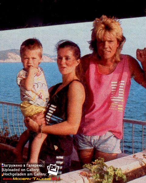 Дитер Болен с детьми в семье