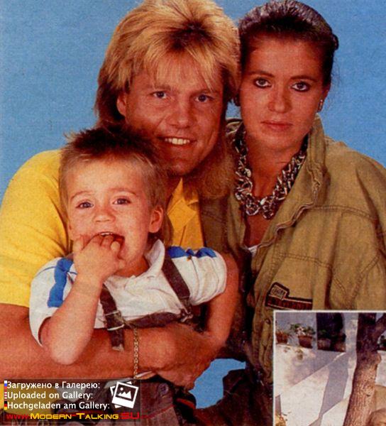 Дитер Болен с детьми в семье