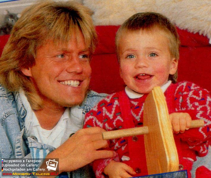 Дитер Болен с детьми в семье