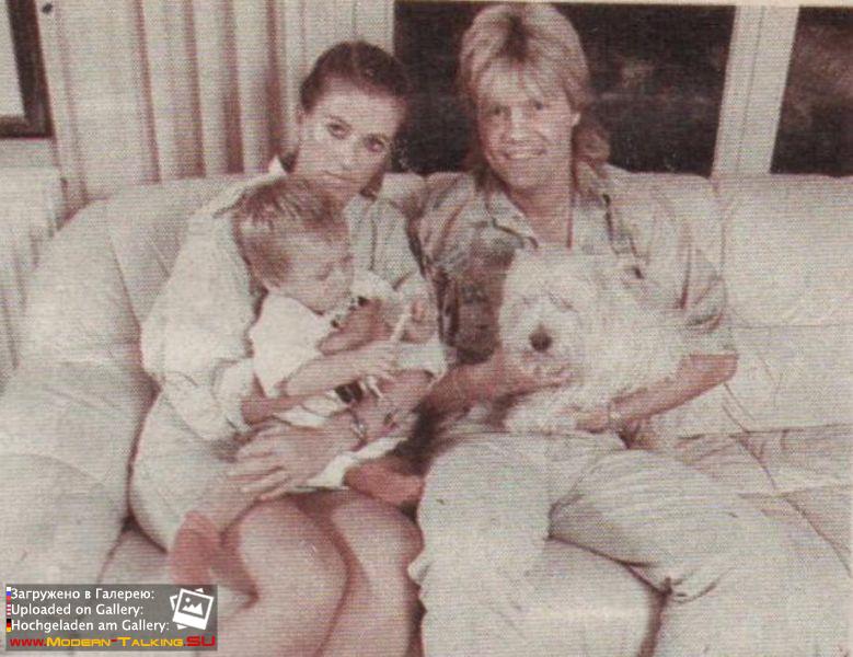 Дитер Болен с детьми в семье