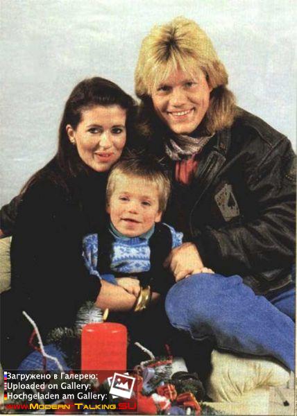 Дитер Болен с детьми в семье