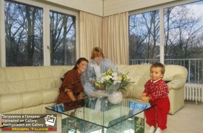 Дитер Болен с детьми в семье