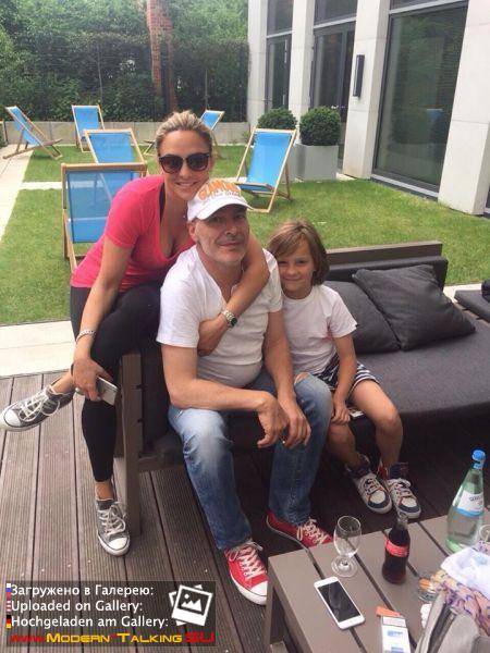 Дитер Болен с детьми в семье