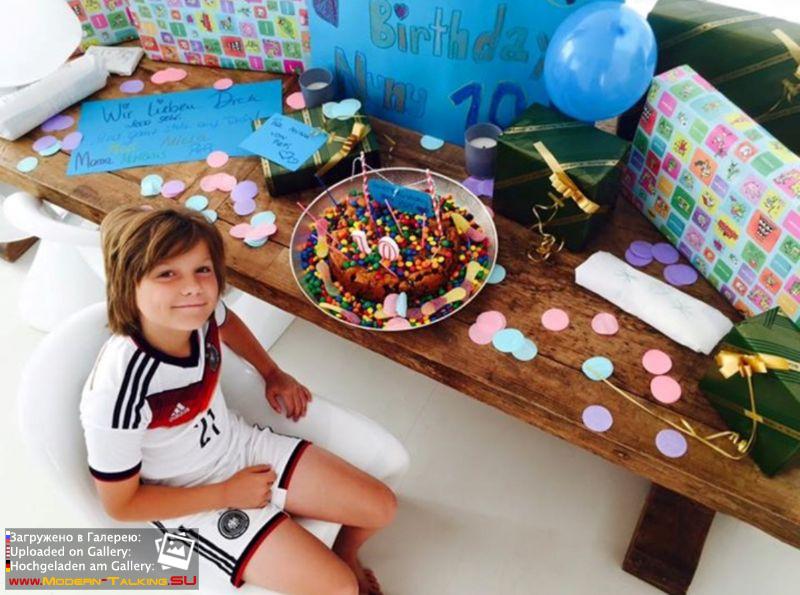 Дитер Болен с детьми в семье