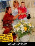 Дитер Болен с детьми в семье