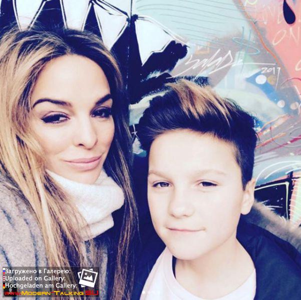 Морис с мамой Эстефанией