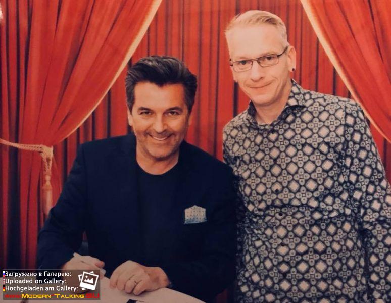 17.02.2018 Thomas Anders Fanday 2018  фото с поклонником =