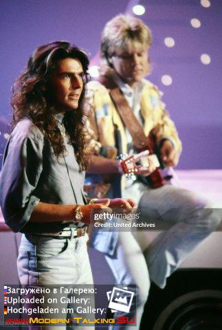Thomas Anders Dieter Bohlen, Modern Talking Pop Duo, circa 1986.