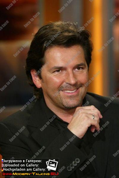 Dieter Bohlen und Thomas Anders (Modern Talking) in der ARD Sendung Beckmann am 18.03.200