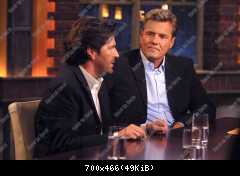 Dieter Bohlen und Thomas Anders (Modern Talking) in der ARD Sendung Beckmann am 18.03.2002