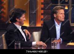 Dieter Bohlen und Thomas Anders (Modern Talking) in der ARD Sendung Beckmann am 18.03.2002