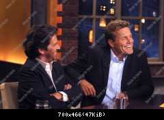 Dieter Bohlen und Thomas Anders (Modern Talking) in der ARD Sendung Beckmann am 18.03.2002