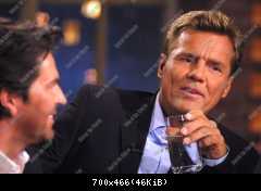 Dieter Bohlen und Thomas Anders (Modern Talking) in der ARD Sendung Beckmann am 18.03.2002