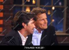 Dieter Bohlen und Thomas Anders (Modern Talking) in der ARD Sendung Beckmann am 18.03.2002