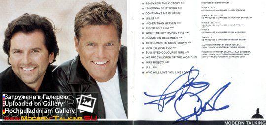 Автографы Modern Talking (41)