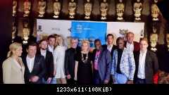 03.03.2015 Promis beim Benefiz-Essen Frankfurt