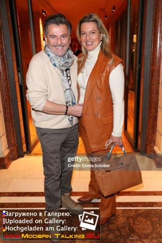 Thomas Anders and Claudia Anders -Udo Jürgens Forever 90th Birthday Show at Hotel Bayerischer Hof 20.11. 2024 in Munich Germany.