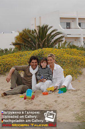 Thomas Anders, Клаудия, Александр фотосессия Ибица