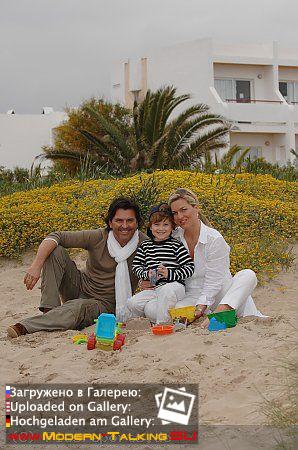 Thomas Anders, Клаудия, Александр фотосессия Ибица