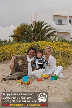 Thomas Anders, Клаудия, Александр фотосессия Ибица