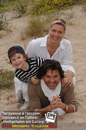 Thomas Anders, Клаудия, Александр фотосессия Ибица