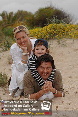 Thomas Anders, Клаудия, Александр фотосессия Ибица