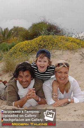 Thomas Anders, Клаудия, Александр фотосессия Ибица