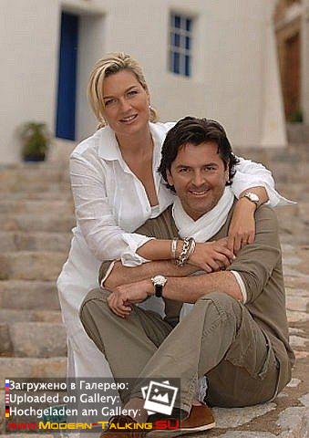 Томас Андерс, Клаудия, Александр, фотосессия-Ибица