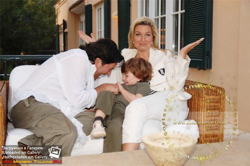 Томас Андерс, Клаудия, Александр, фотосессия-Ибица