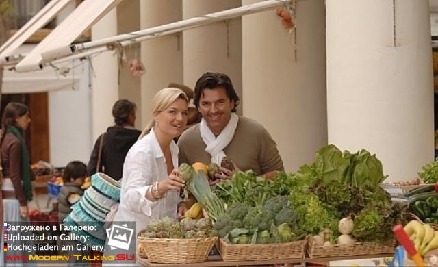 Томас Андерс, Клаудия, Александр, фотосессия-Ибица