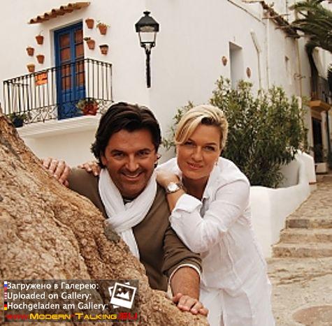 Томас Андерс, Клаудия, Александр, фотосессия-Ибица