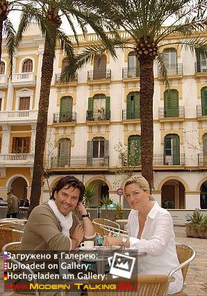 Томас Андерс, Клаудия, Александр, фотосессия-Ибица