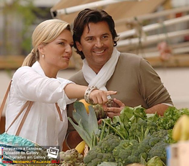 Томас Андерс, Клаудия, Александр, фотосессия-Ибица