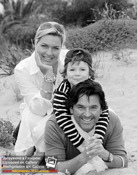 Томас Андерс, Клаудия, Александр, фотосессия-Ибица