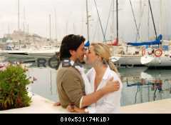 Томас Андерс, Клаудия, Александр, фотосессия-Ибица