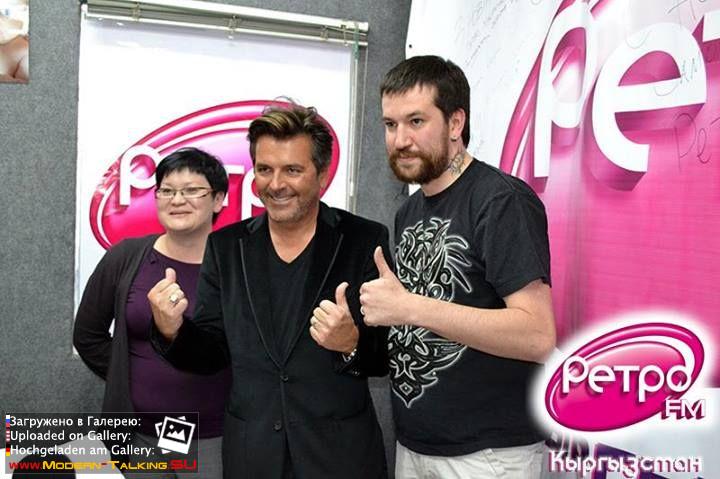 Томас Андерс на радио Кыргызстан 2014