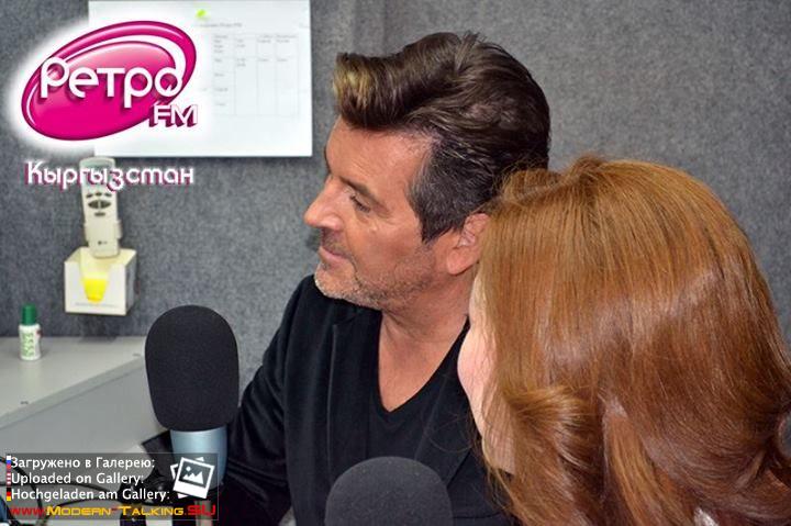 Томас Андерс на радио Кыргызстан 2014