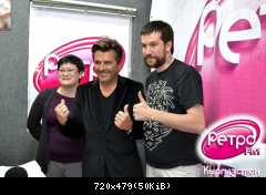 Томас Андерс на радио Кыргызстан 2014