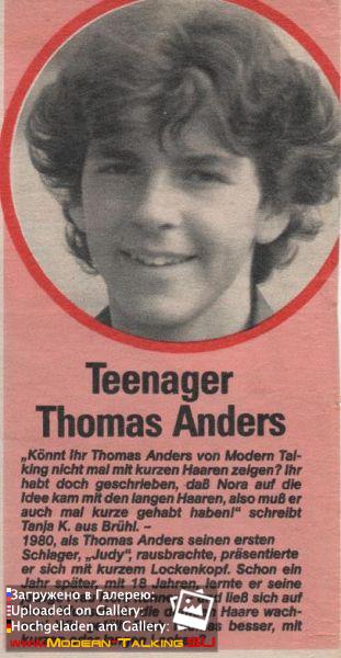 Томас Андерс - Пресса