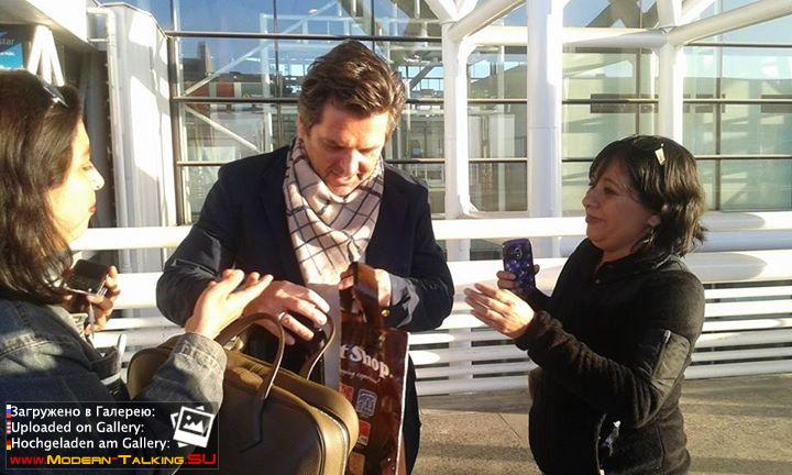 Томас Андерс с поклонниками