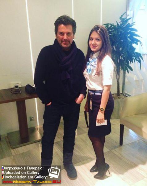 Томас Андерс с поклонниками