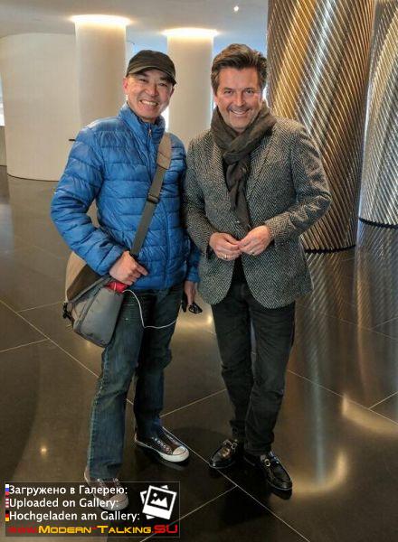 Томас Андерс с поклонниками