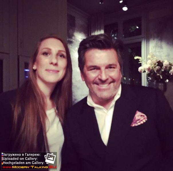 Томас Андерс с поклонниками