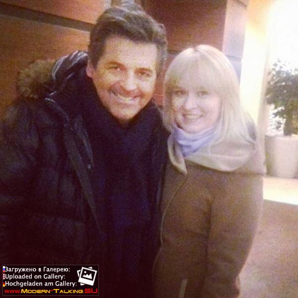 Томас Андерс с поклонниками