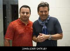 Томас Андерс с поклонниками