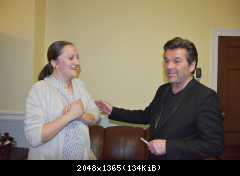 Томас Андерс с поклонниками