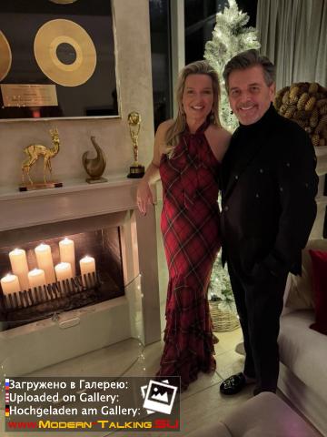 2025 декабрь Томас Андерс с семьей в Рождество