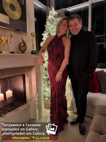 2025 декабрь Томас Андерс с семьей в Рождество